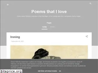 poemsthatilove.com