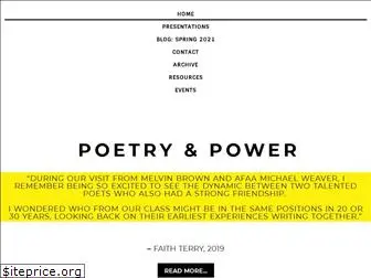 poetryandpower.org