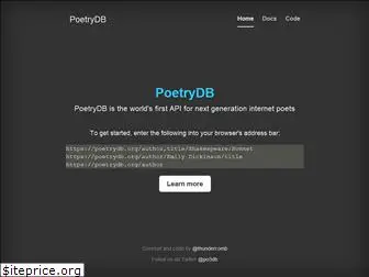 poetrydb.org