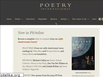 poetryinternationalonline.com