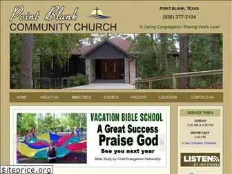 pointblankcommunitychurch.com