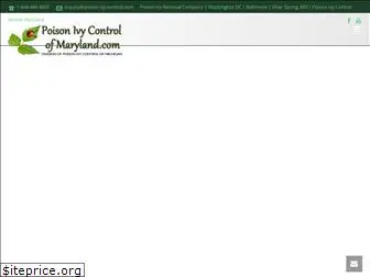 poisonivycontrolofmaryland.com