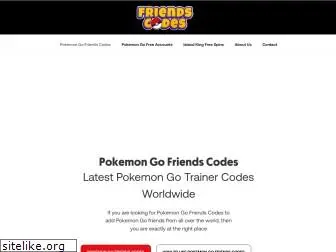 pokemongofriendscodes.com