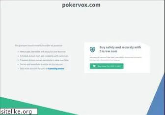 pokervox.com