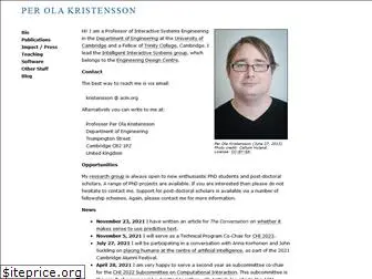 pokristensson.com