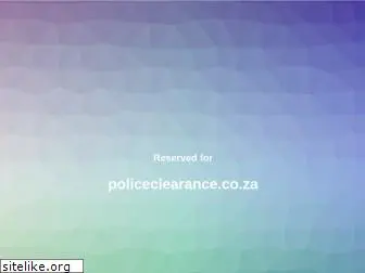 policeclearance.co.za