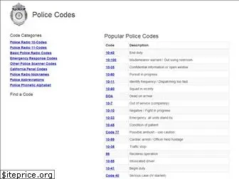 policecodes.net