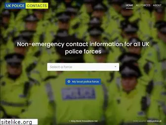 policecontacts.co.uk