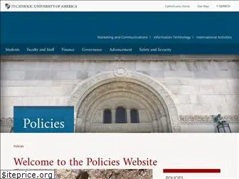 policies.cua.edu