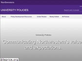 policies.northwestern.edu