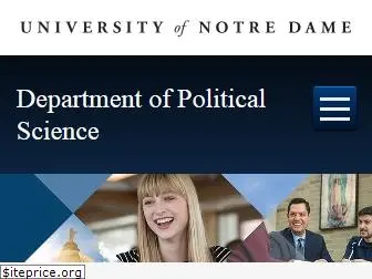 politicalscience.nd.edu