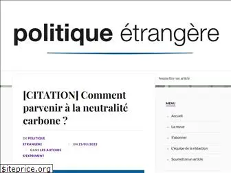 politique-etrangere.com