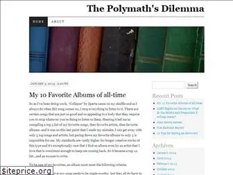 polymathsdilemma.wordpress.com
