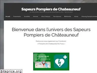 pompiersdechateauneuf.com