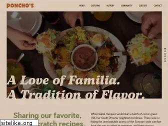 ponchosmexicanfood.com