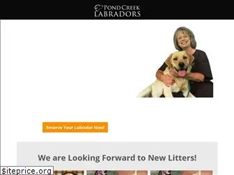 pondcreeklabradors.com