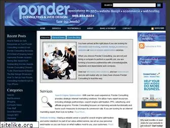 ponderconsulting.com