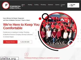 ponderosaheating.com