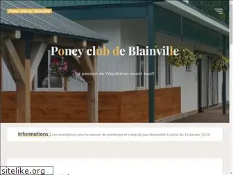 poneyclubblainville.com