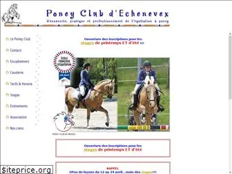 poneys-echenevex.com