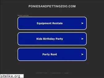poniesandpettingzoo.com