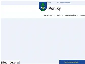 poniky.sk