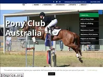 ponyclubaustralia.com.au