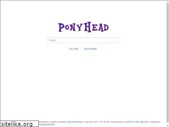 ponyhead.com