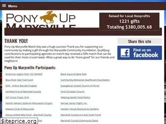 ponyupmarysville.com