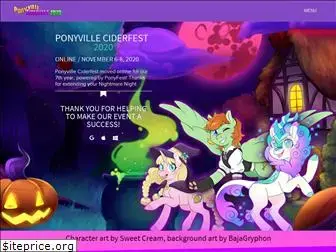 ponyvilleciderfest.com