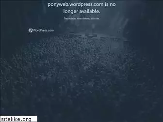 ponyweb.wordpress.com