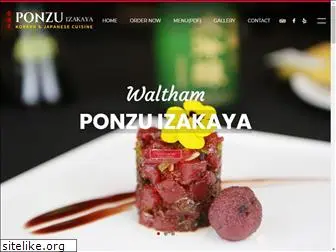 ponzuizakaya.com