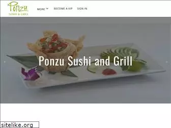 ponzusushiandgrill.com