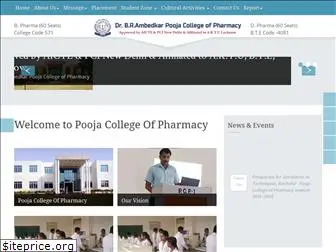 poojacollegeofpharmacy.edu.in