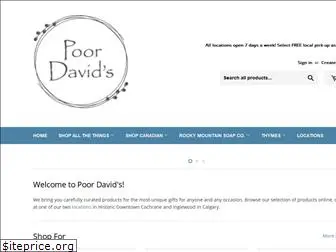 poordavidsshop.com