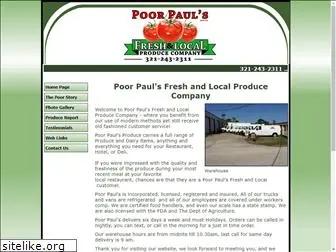 poorpaulsproduce.com