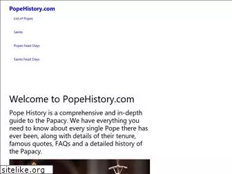 popehistory.com