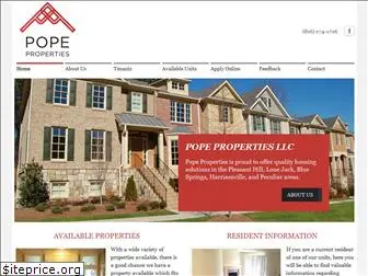 popepropertiesllc.com