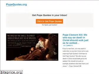 popequotes.org