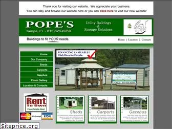 popesutilitybuildings.com