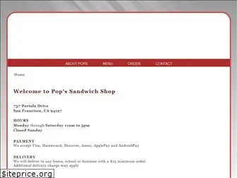 pops-sandwichshop.com