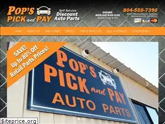 popspicknpayautoparts.com