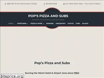 popspizzaandsubs.com