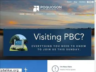 poquosonbaptist.org