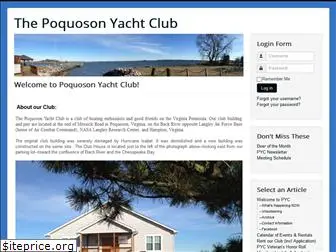 poquosonyachtclub.com