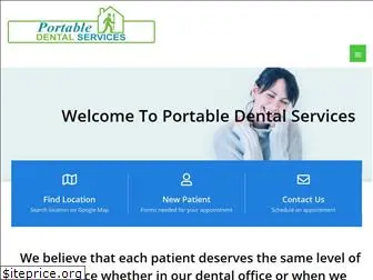 portabledentalservices.com