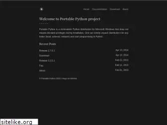 portablepython.com