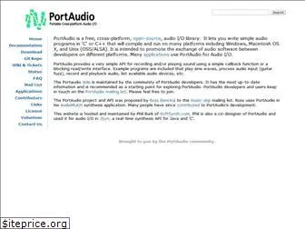 portaudio.com