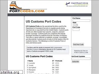 portcodes.com
