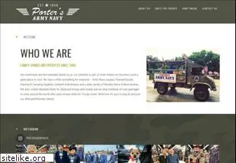 portersarmynavy.com